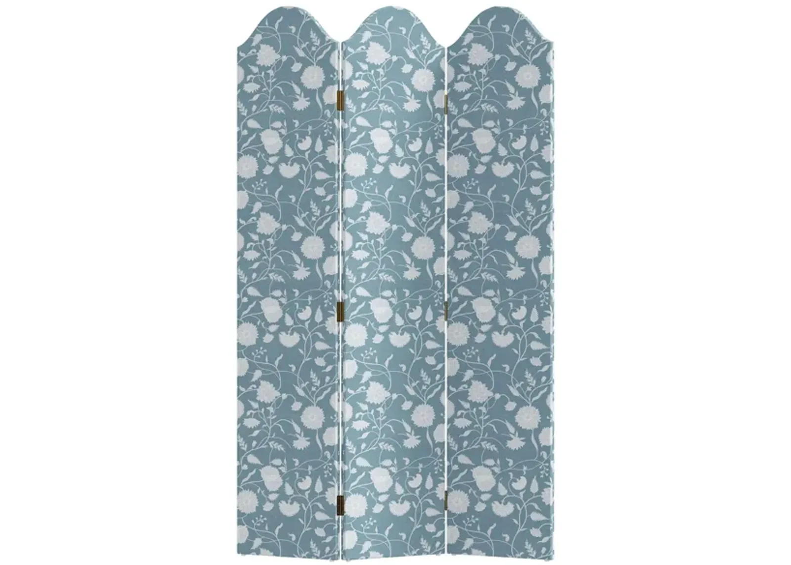 Lisbon Room Divider in Blue/White/Gray by Skyline