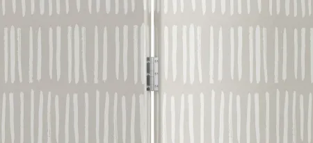 Lisbon Room Divider in Gray/White by Skyline