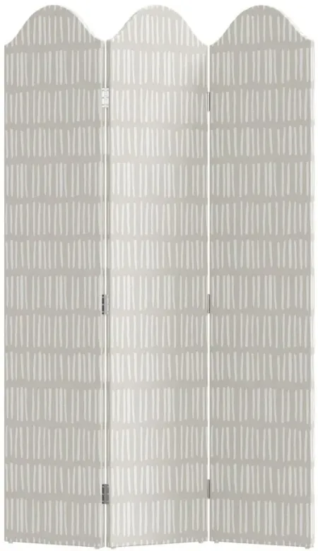 Lisbon Room Divider in Gray/White by Skyline