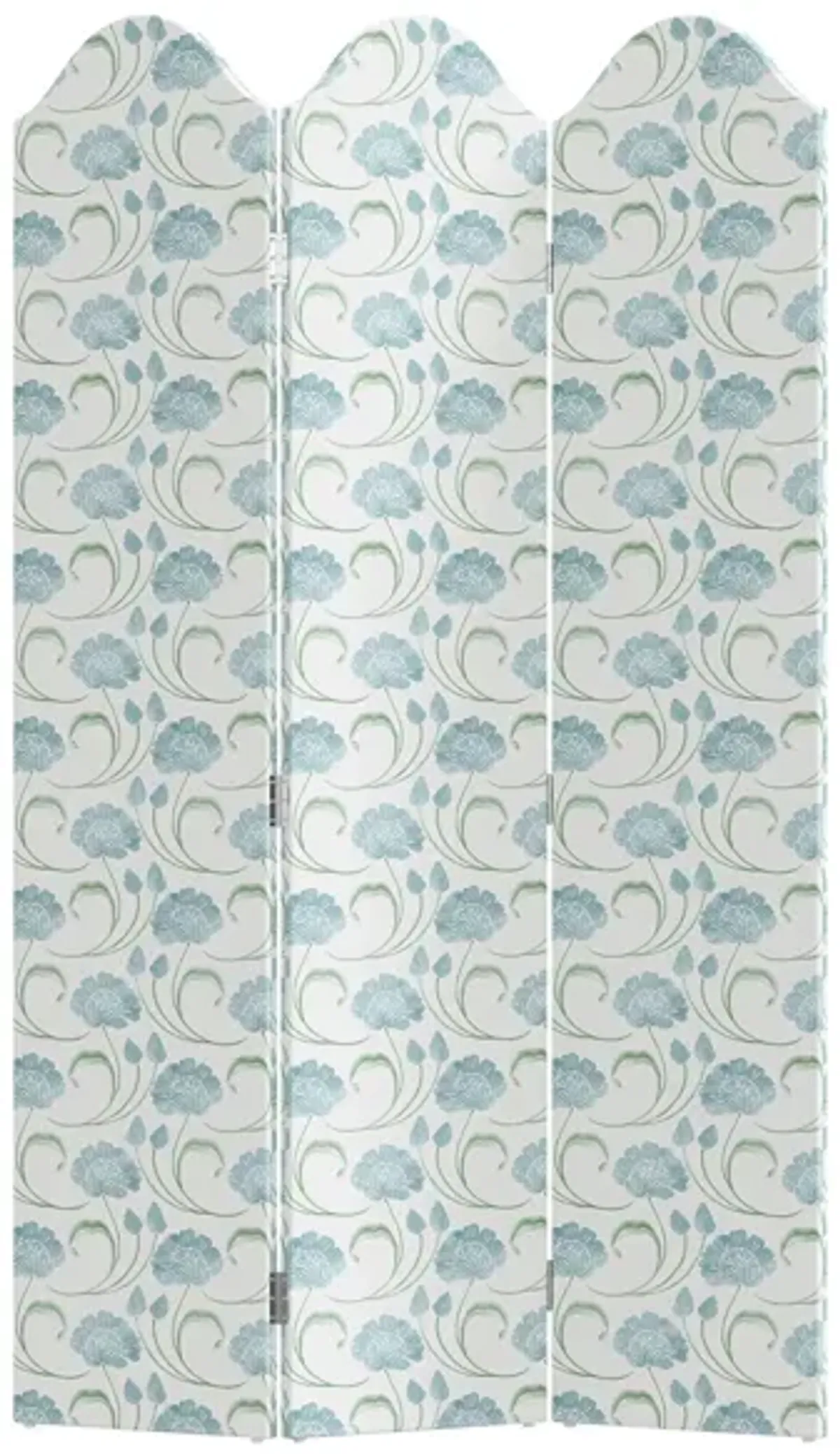 Lisbon Room Divider in White/Blue/Green by Skyline