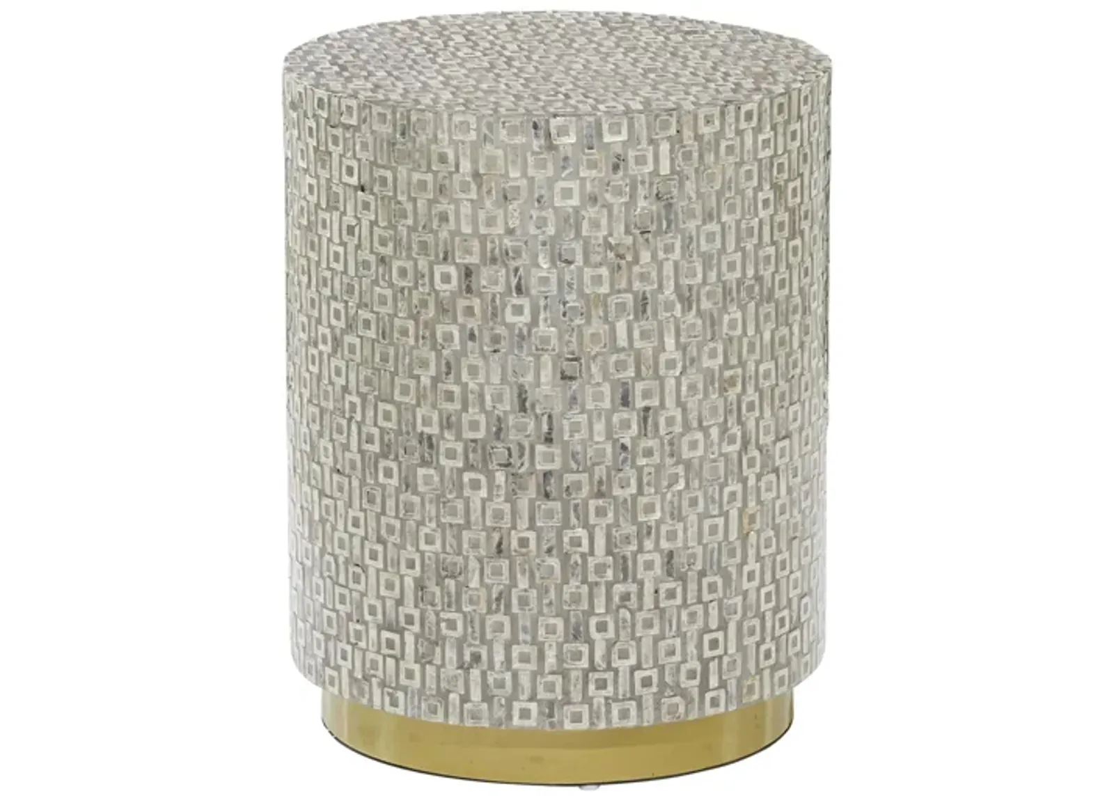 Ivy Collection Shell Accent Table