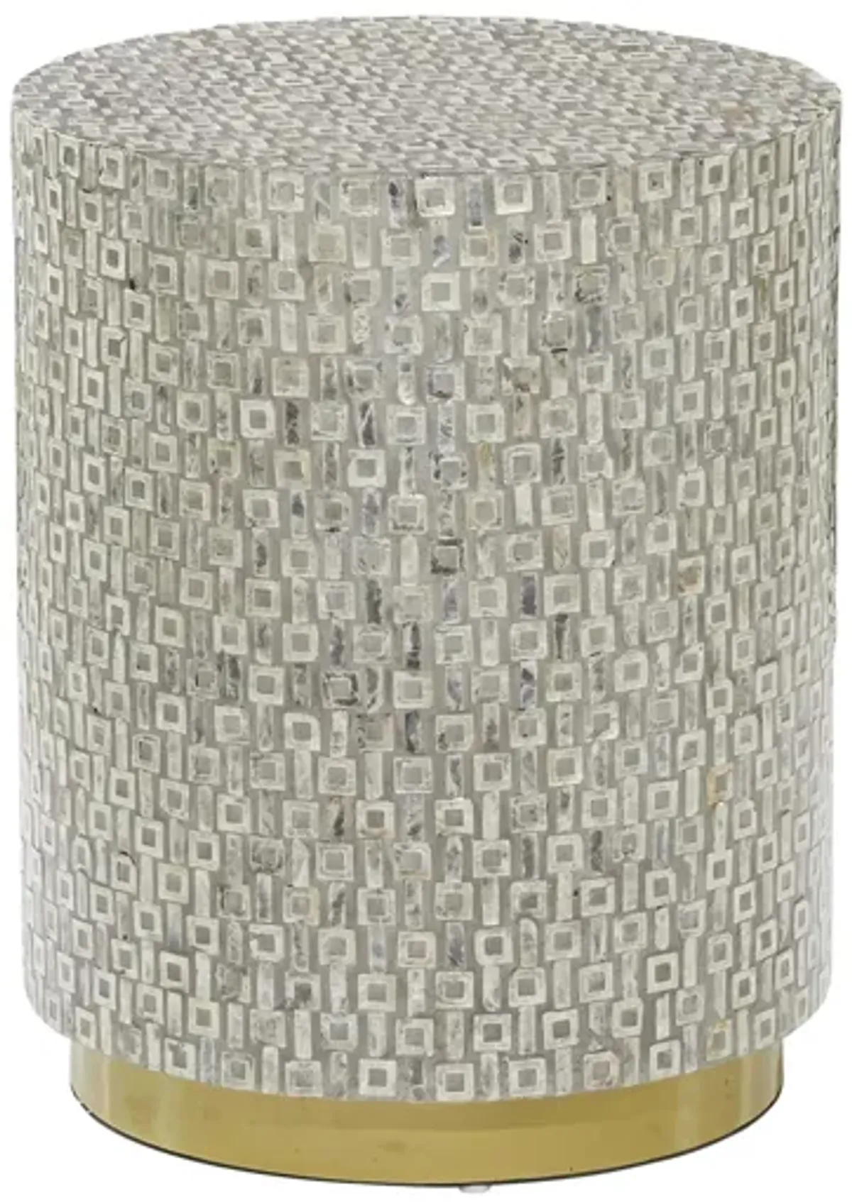 Ivy Collection Shell Accent Table