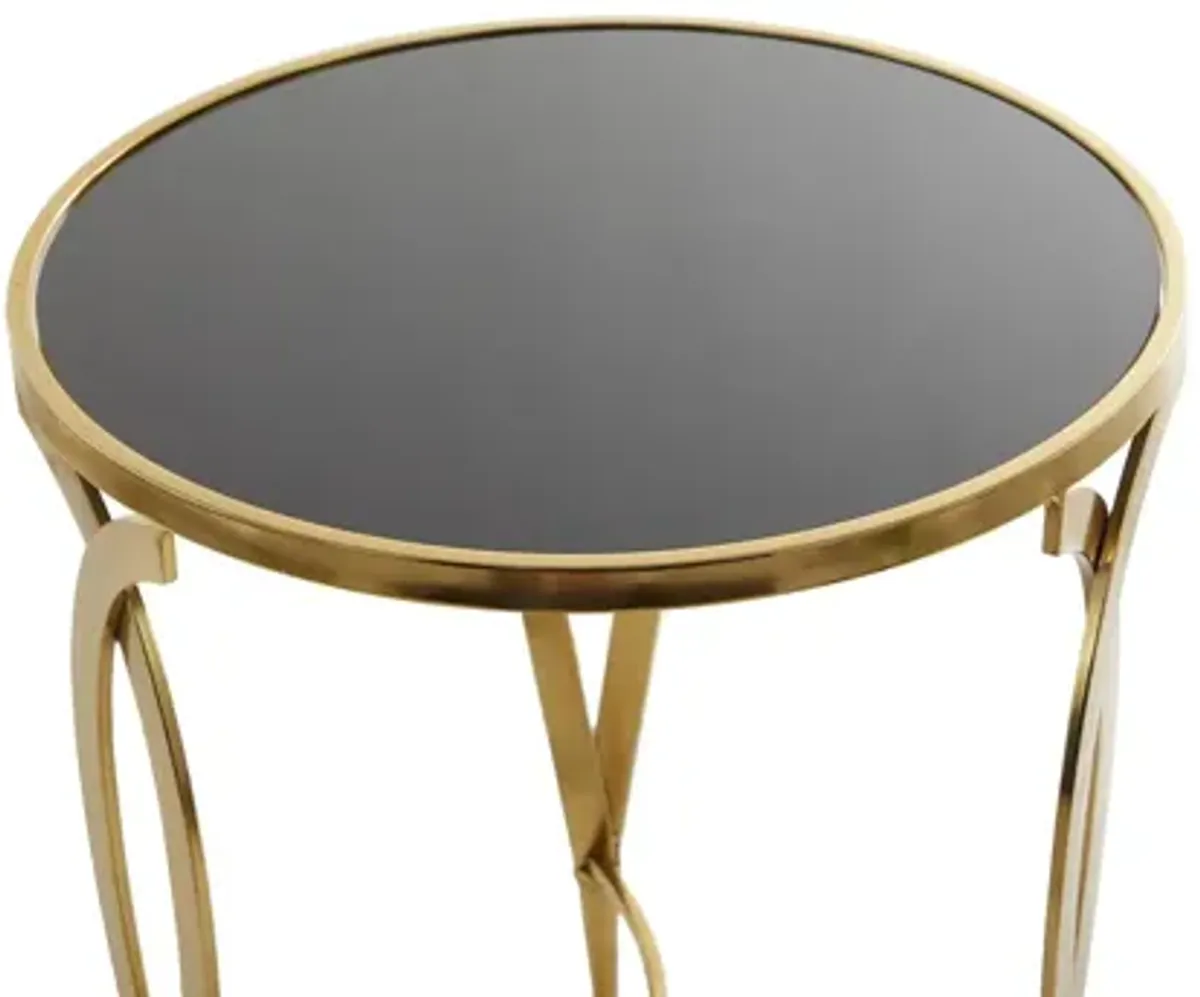 Ivy Collection Blacktop Accent Table