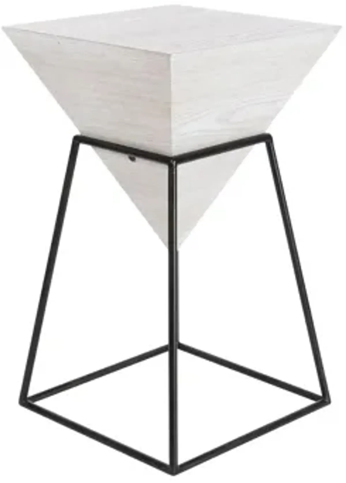 Ivy Collection Pyramid Accent Table