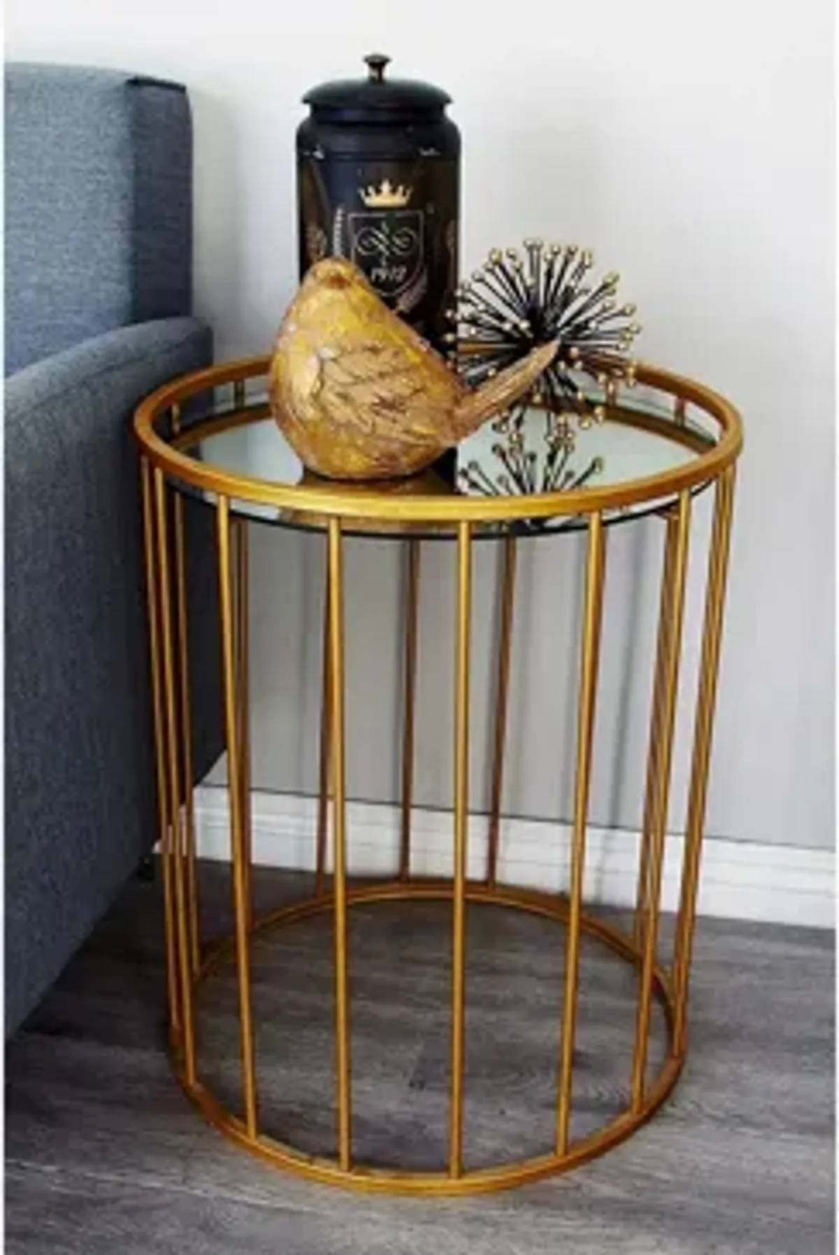 Ivy Collection Barrel Accent Table 3-pc.