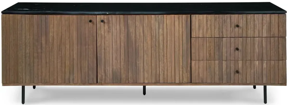 Barnford Accent Cabinet in Brown/Black by Ashley Furniture