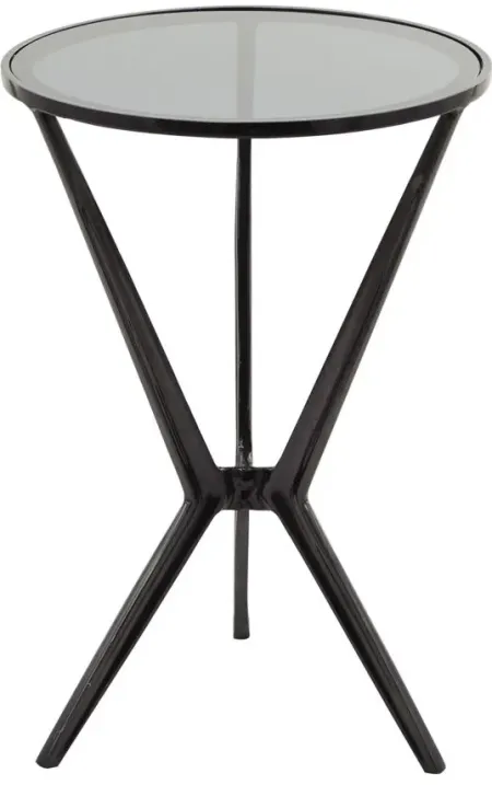 Ivy Collection Minimal Accent Table in Black by UMA Enterprises