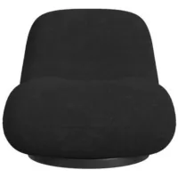 Cortney's Collection Boucle Swivel Chair in Black by DOREL HOME FURNISHINGS