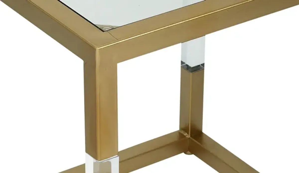 Ivy Collection Square Accent Table