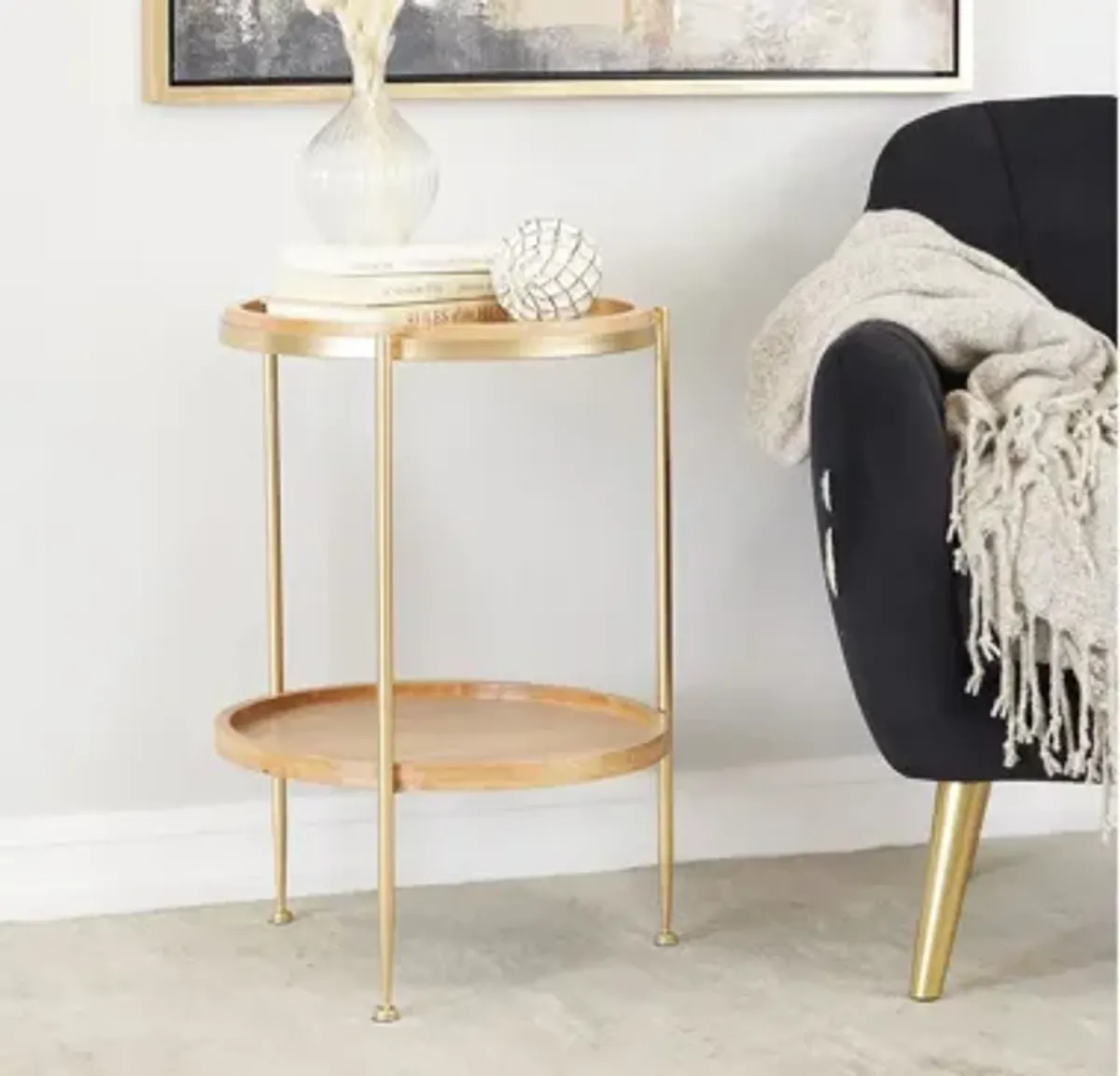 Ivy Collection 2-tier Accent Table