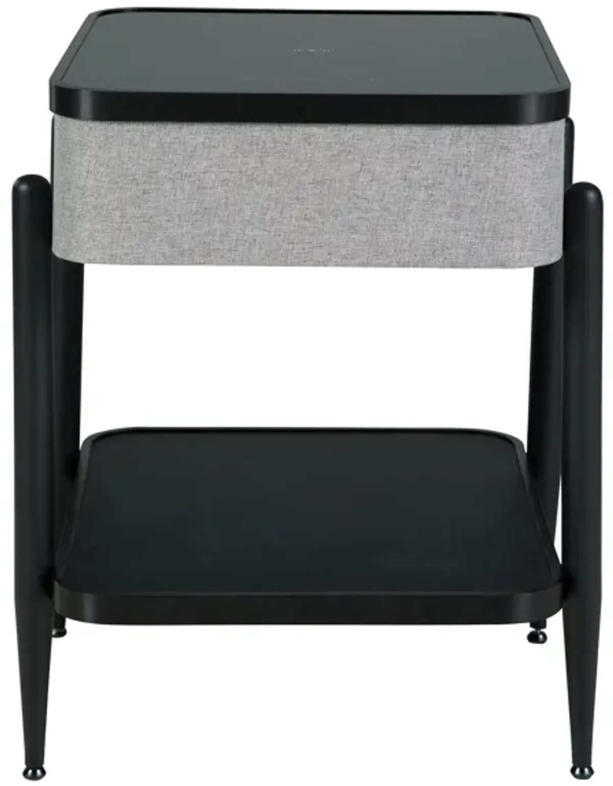 Jax Accent Table w/USB & Speaker in Black by Ashley Furniture