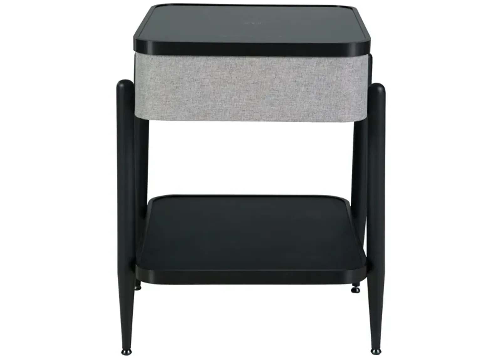 Jax Accent Table w/USB & Speaker in Black by Ashley Furniture