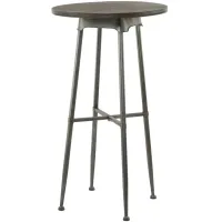 Ivy Collection Pub Accent Table in Gray by UMA Enterprises