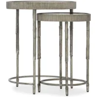 Channing Accent Nesting Tables in Textured silver by Hooker Furniture