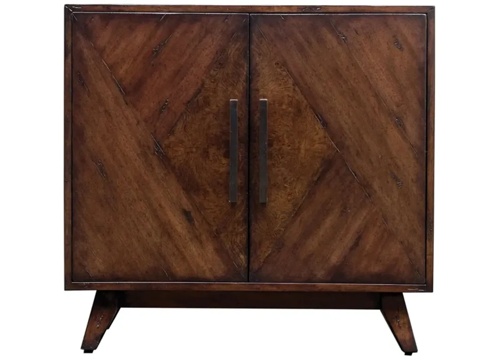 Liri Accent Cabinet in deep mahogany by Uttermost