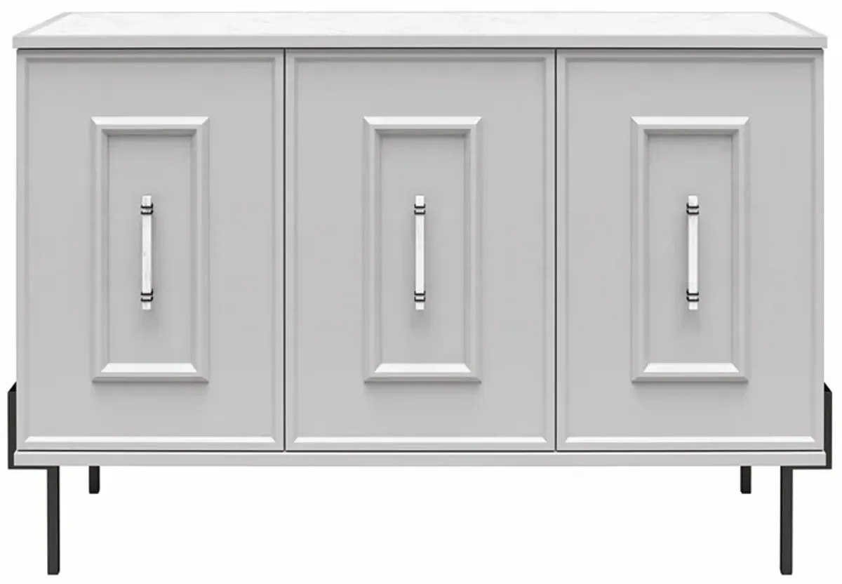 Schmid Accent Cabinet in Dove Gray by DOREL HOME FURNISHINGS