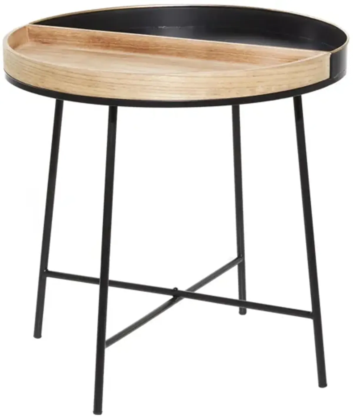 Ivy Collection Halfmoon Accent Table