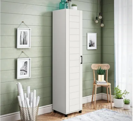 Loxley Pantry Cabinet in White by DOREL HOME FURNISHINGS