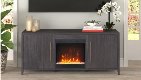Jasper TV Stand in Charcoal Gray by Hudson & Canal