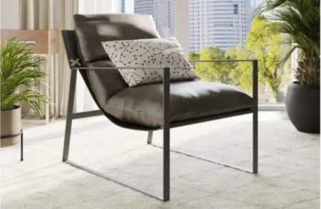 Cortney's Collection Accent Chair in Espresso by DOREL HOME FURNISHINGS