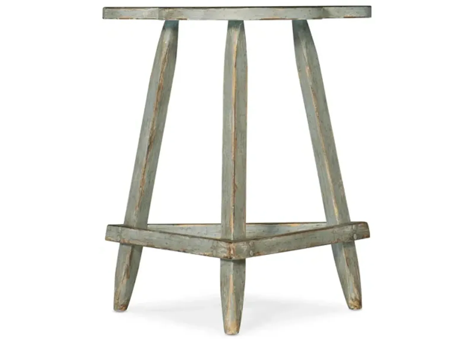 Alfresco Trifoglio Accent Table in Gustavian Blue by Hooker Furniture