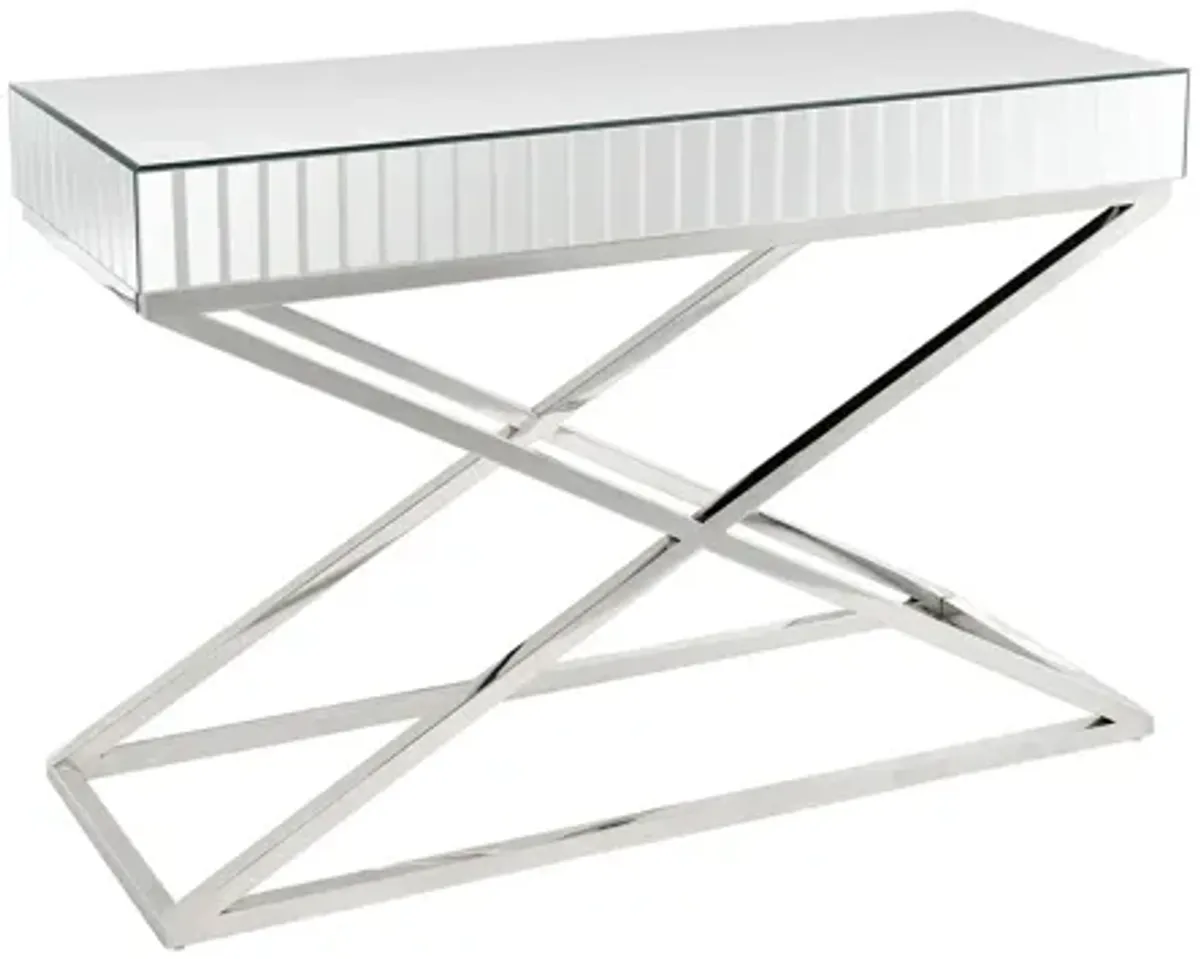 Kinney Wall Mirror and Console Table