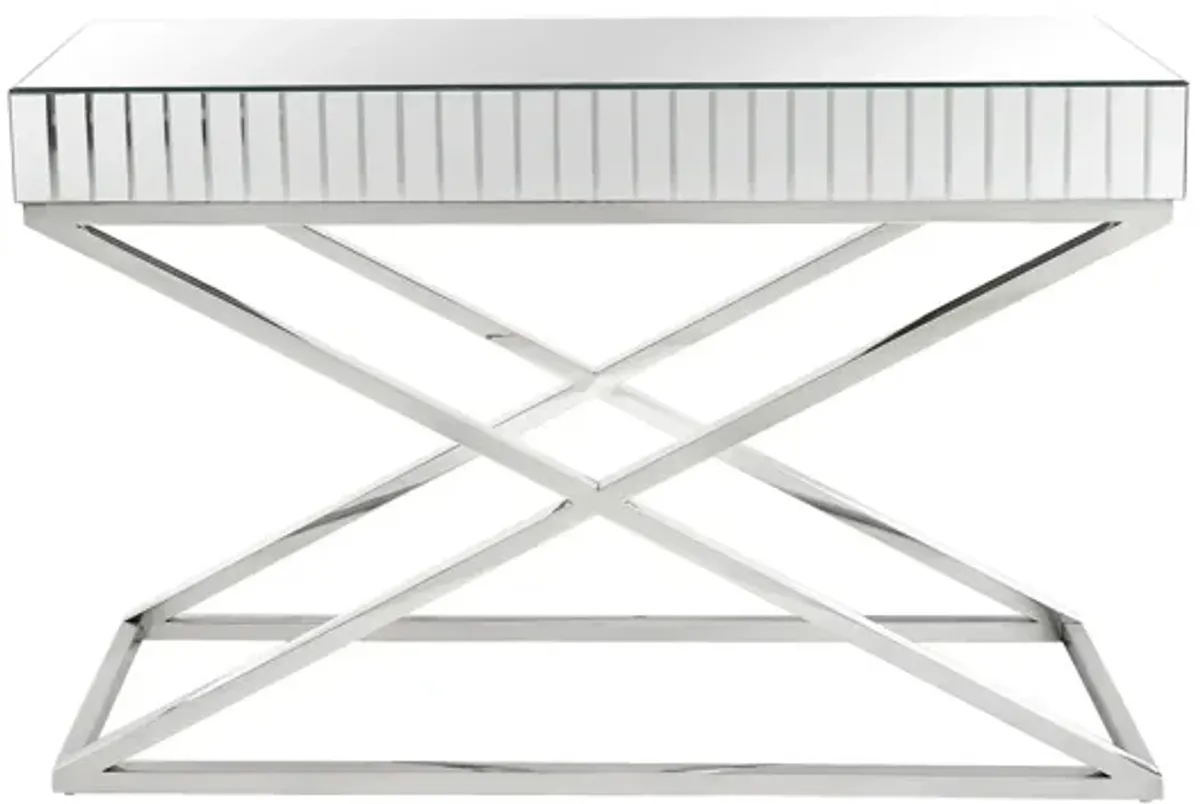 Kinney Wall Mirror and Console Table
