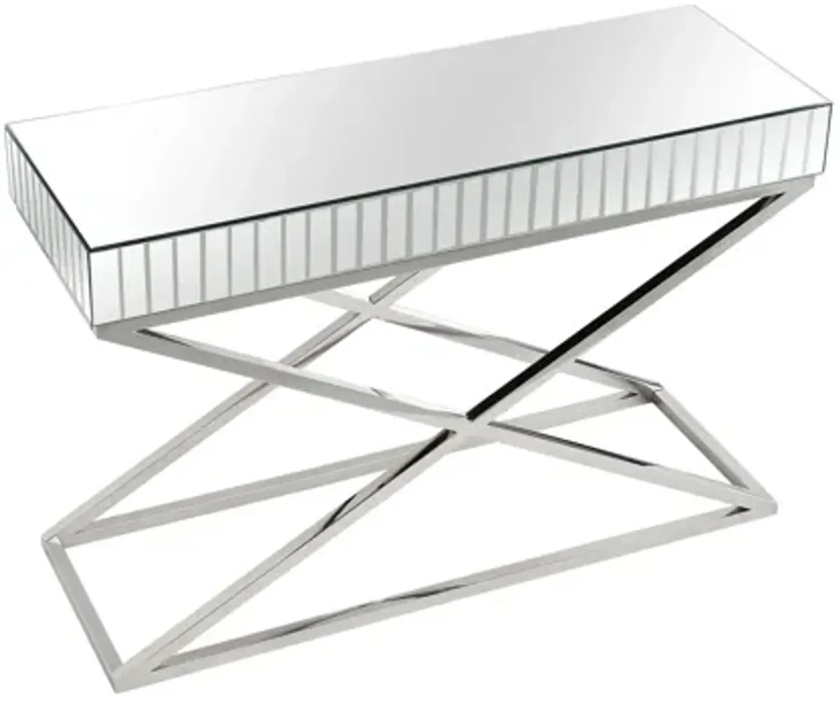 Kinney Wall Mirror and Console Table