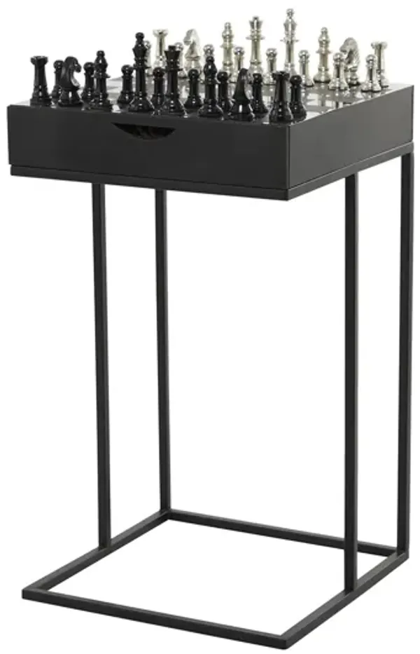 Ivy Collection Chess Accent Table