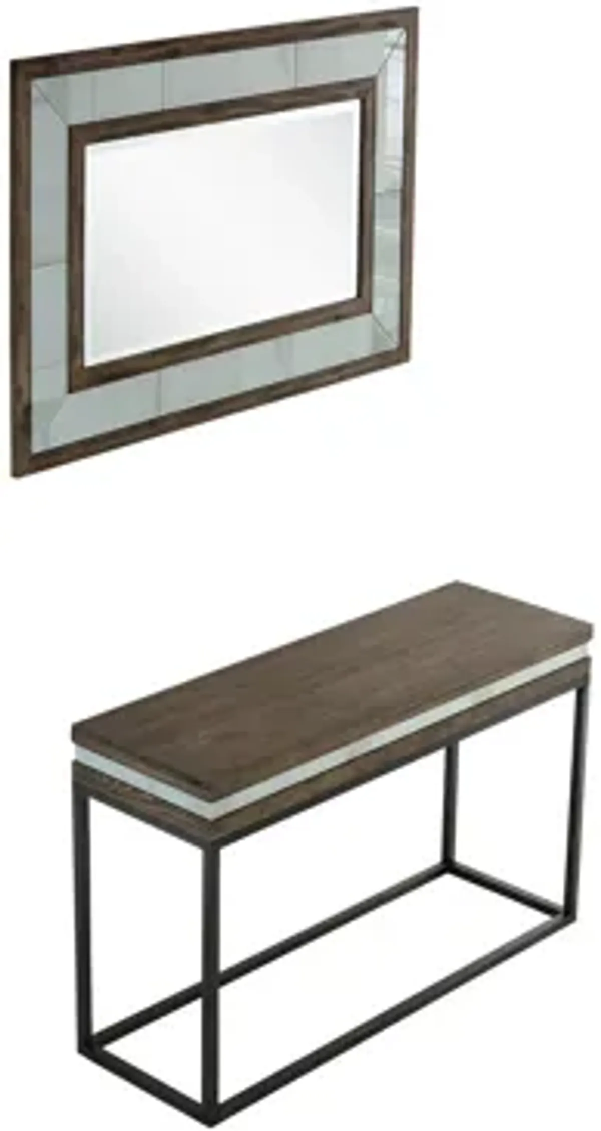 Bailey Wall Mirror and Console Table