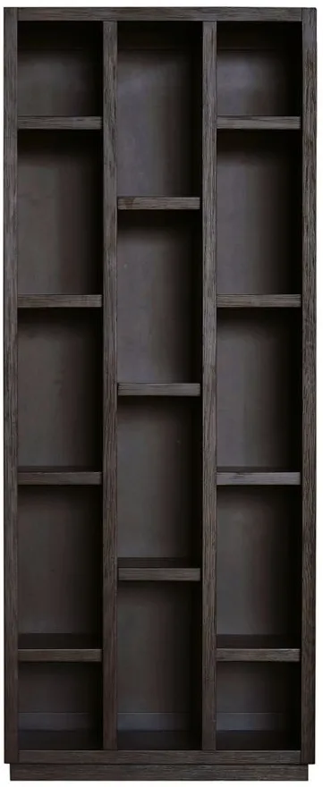 Pulaski Open Storage Bookcase Curio in Brown by Bellanest.