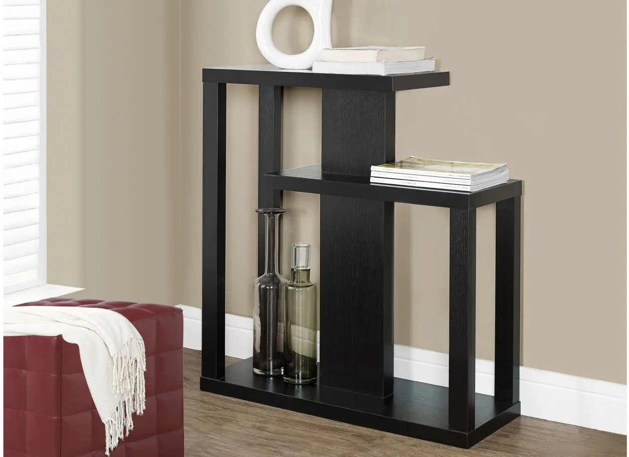 Claymore Accent Table in Cappuccino by Monarch Specialties