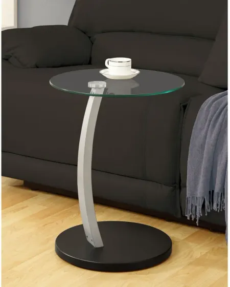 Dexter Accent Table in Black/Metal by Monarch Specialties