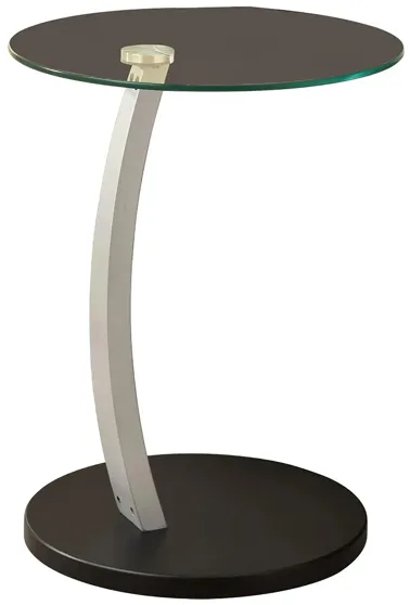 Dexter Accent Table in Black/Metal by Monarch Specialties