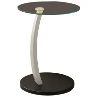 Dexter Accent Table in Black/Metal by Monarch Specialties
