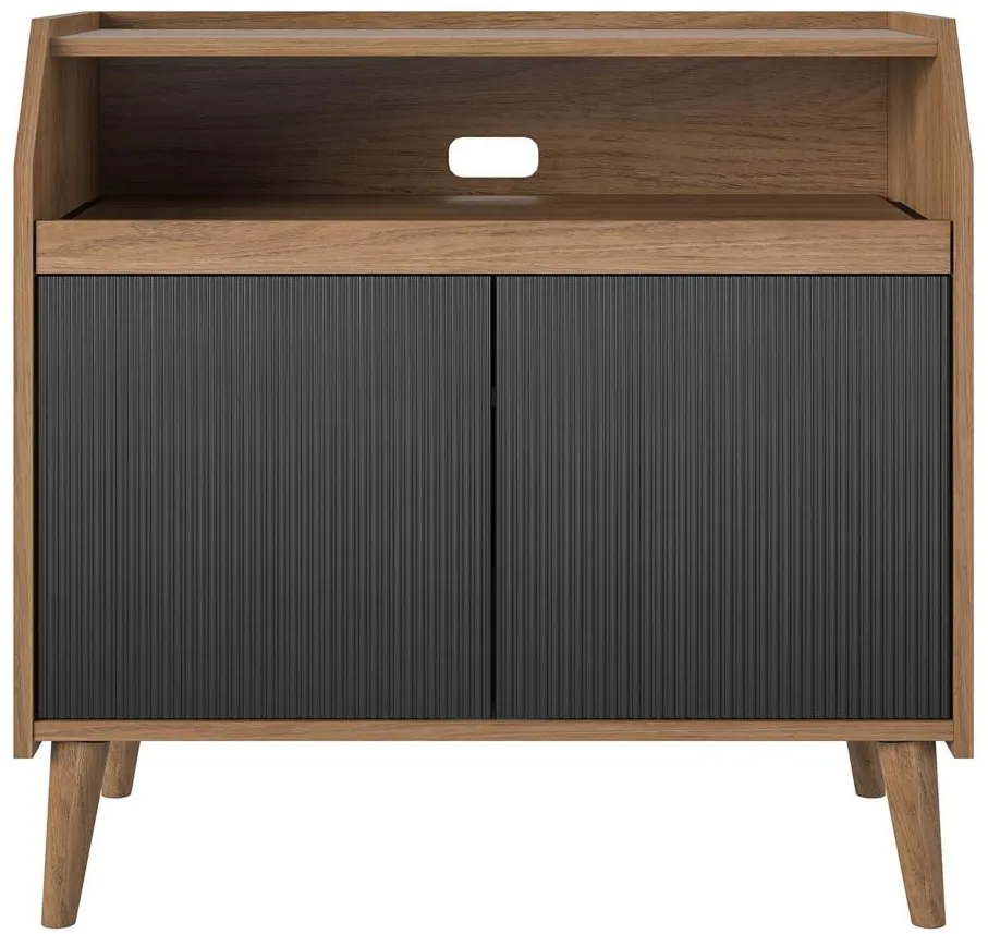 Magnolia Record Stand in Walnut by DOREL HOME FURNISHINGS