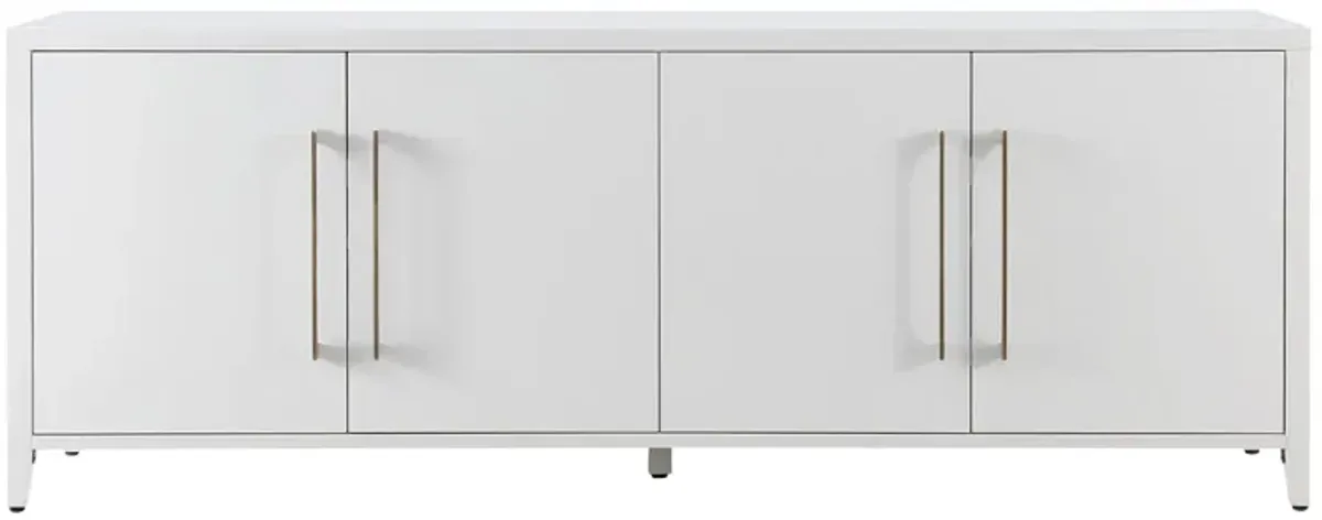 Jasper TV Stand in White by Hudson & Canal