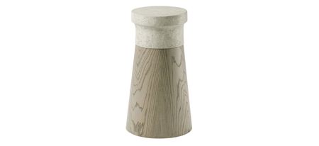 Catalina Small Accent Table in Dune by Theodore Alexander