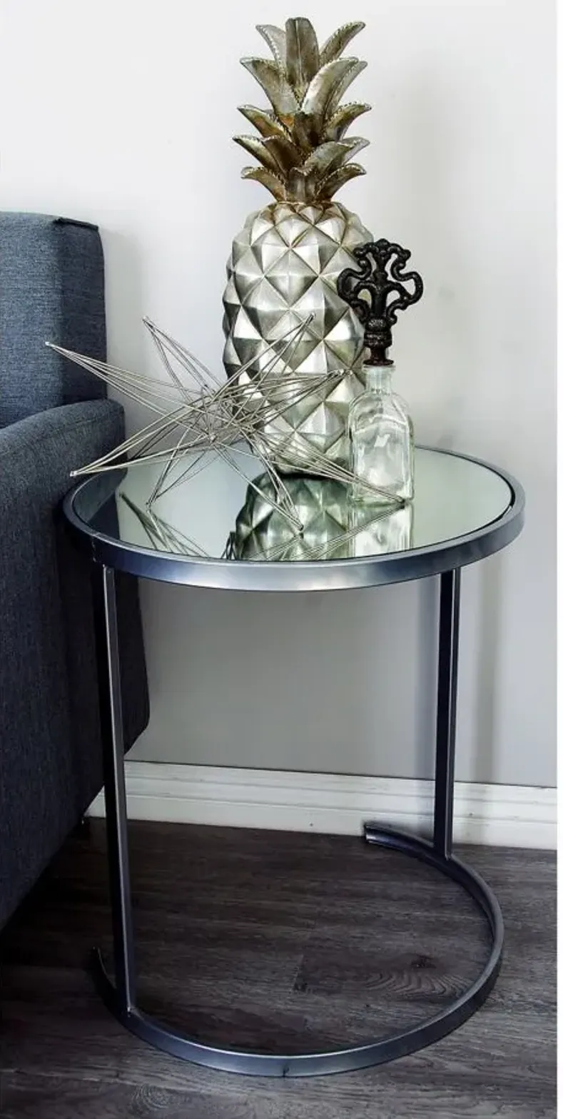 Ivy Collection Stack Accent Table -3pc. in Silver by UMA Enterprises