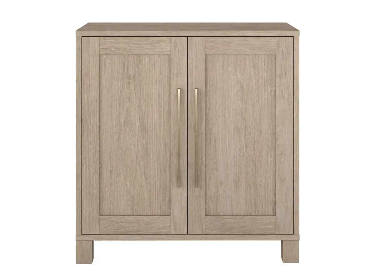 Chabot Accent Cabinet in Antiqued Gray Oak by Hudson & Canal