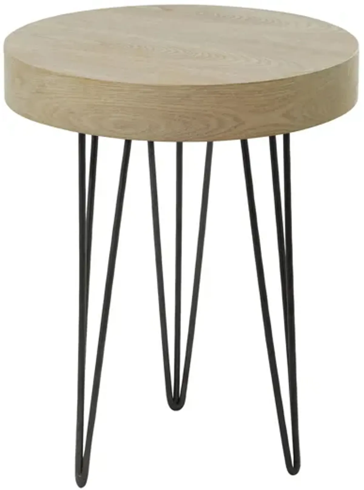 Ivy Collection Natural Accent Table in Brown by UMA Enterprises