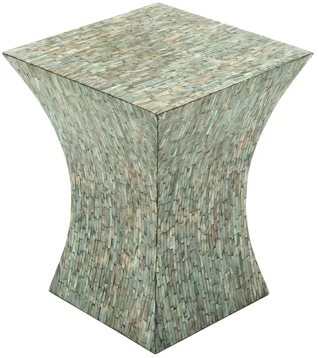 Ivy Collection Mosaic Accent Table in Multi Colored by UMA Enterprises