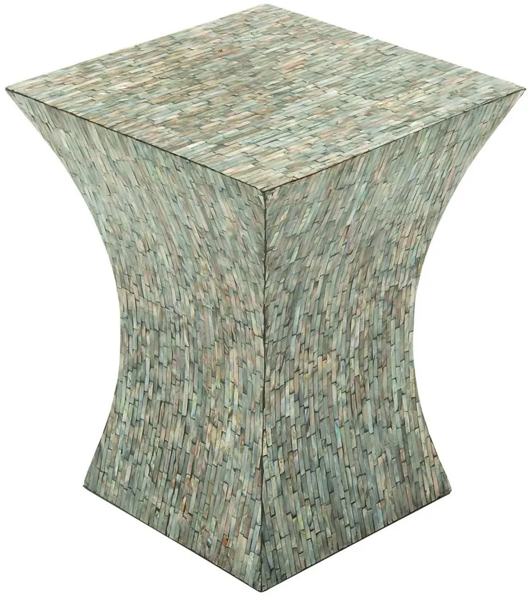 Ivy Collection Mosaic Accent Table in Multi Colored by UMA Enterprises