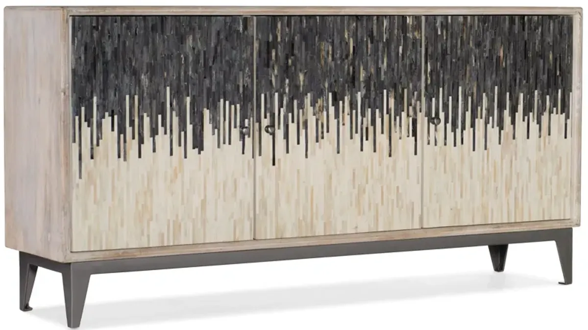 Samara Three Door Console in Beige by Hooker Furniture