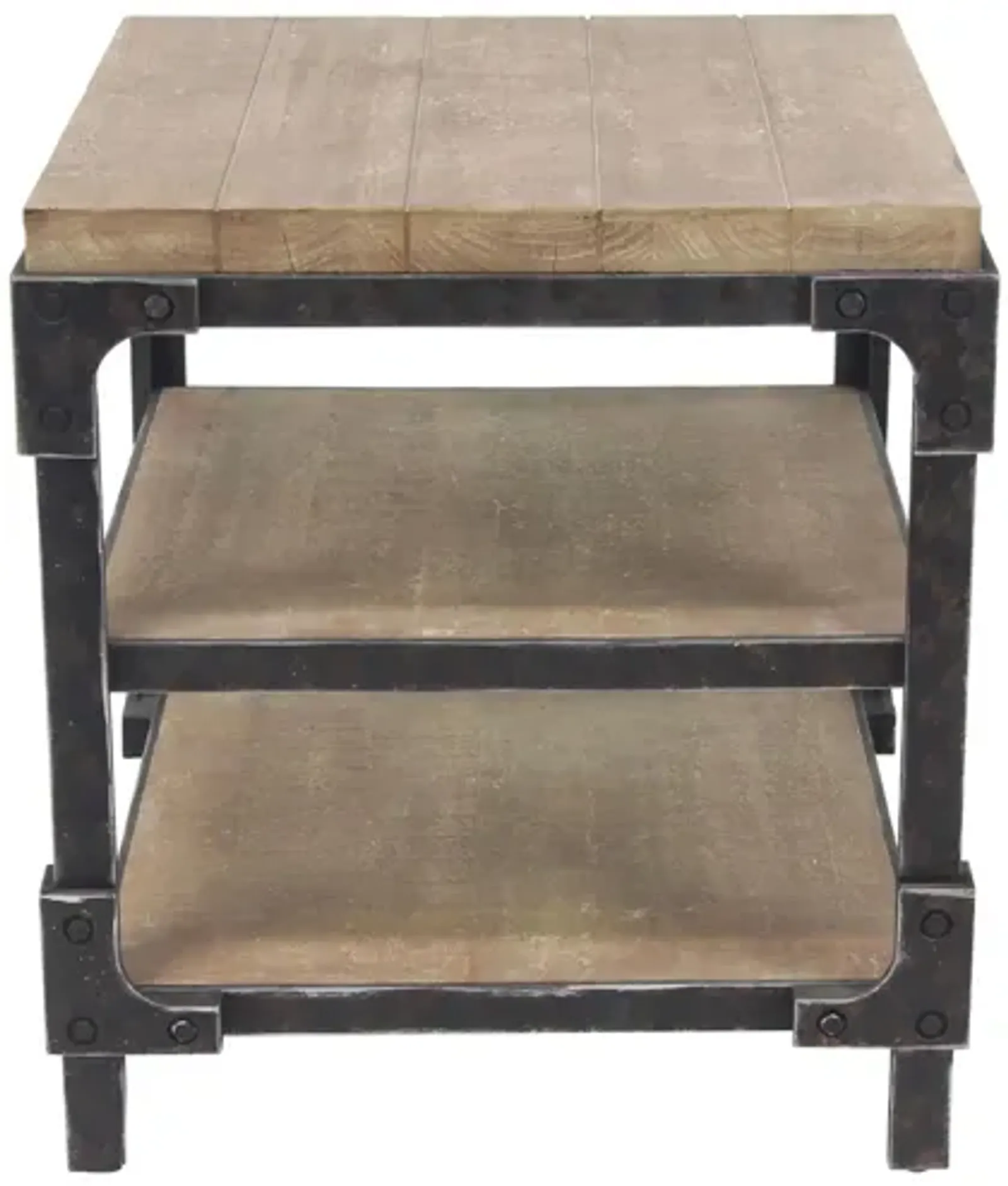 Ivy Collection Industrial Accent Table