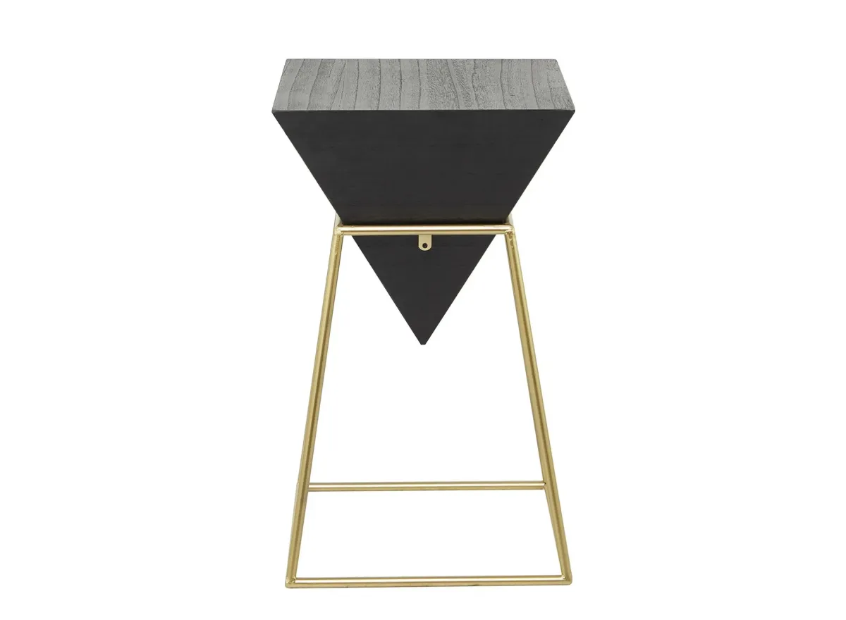 Ivy Collection Pyramid Accent Table