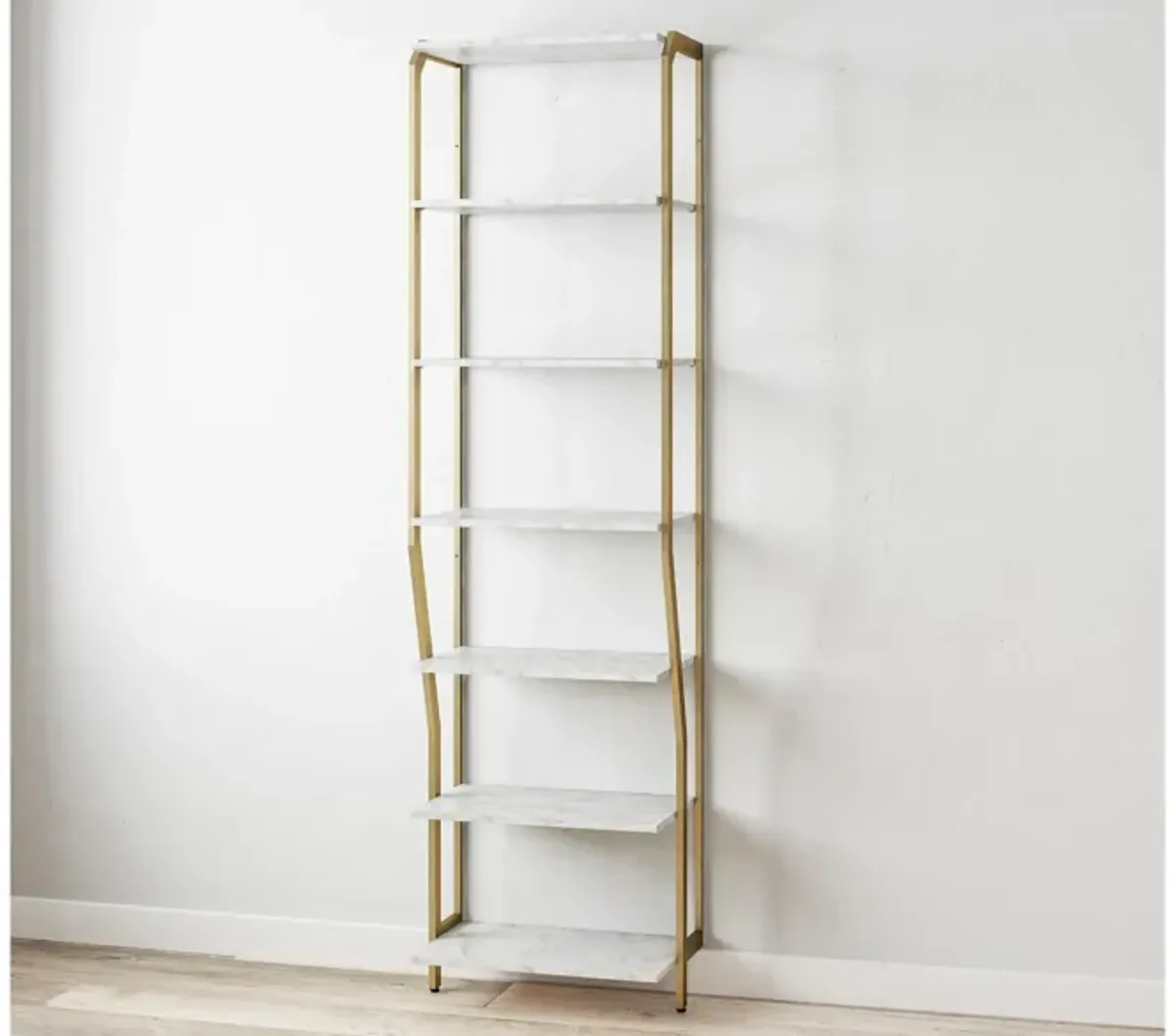 CosmoLiving Gwyneth Narrow Shelves Closet Organizer