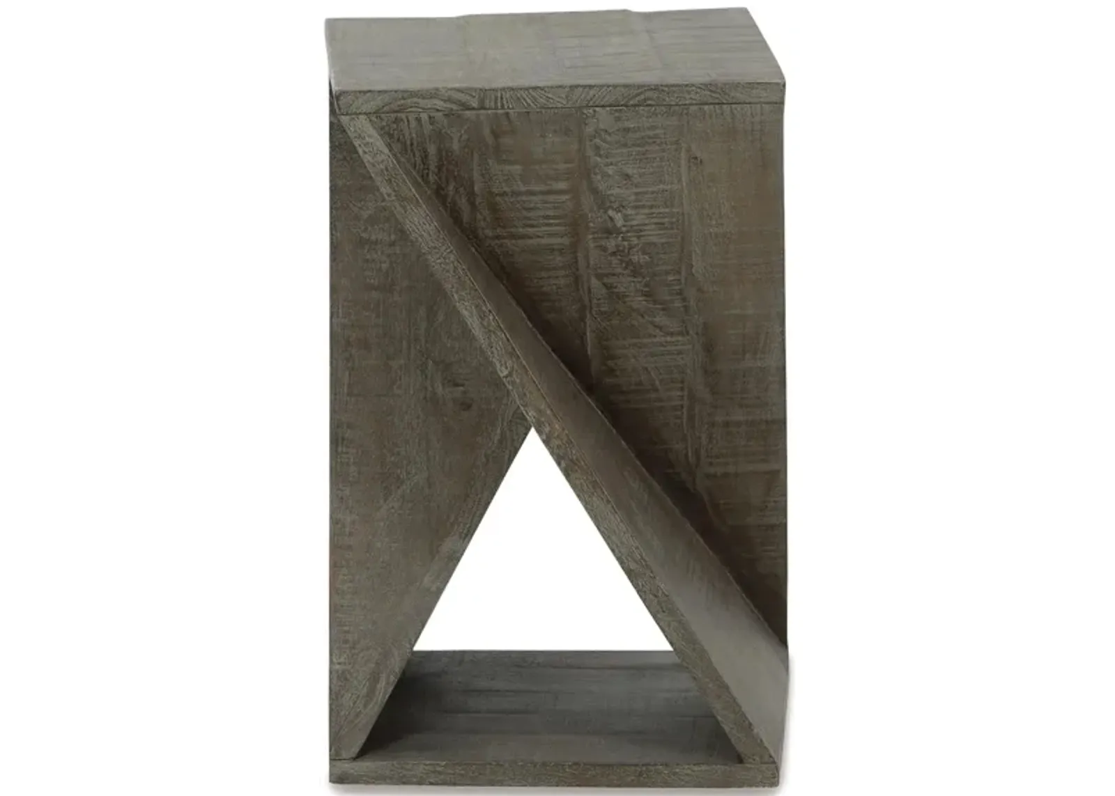 Zalemont Accent Table in Distressed Gray by Ashley Express