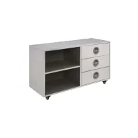Brancaster Cabinet in Aluminum by Acme Furniture Industry