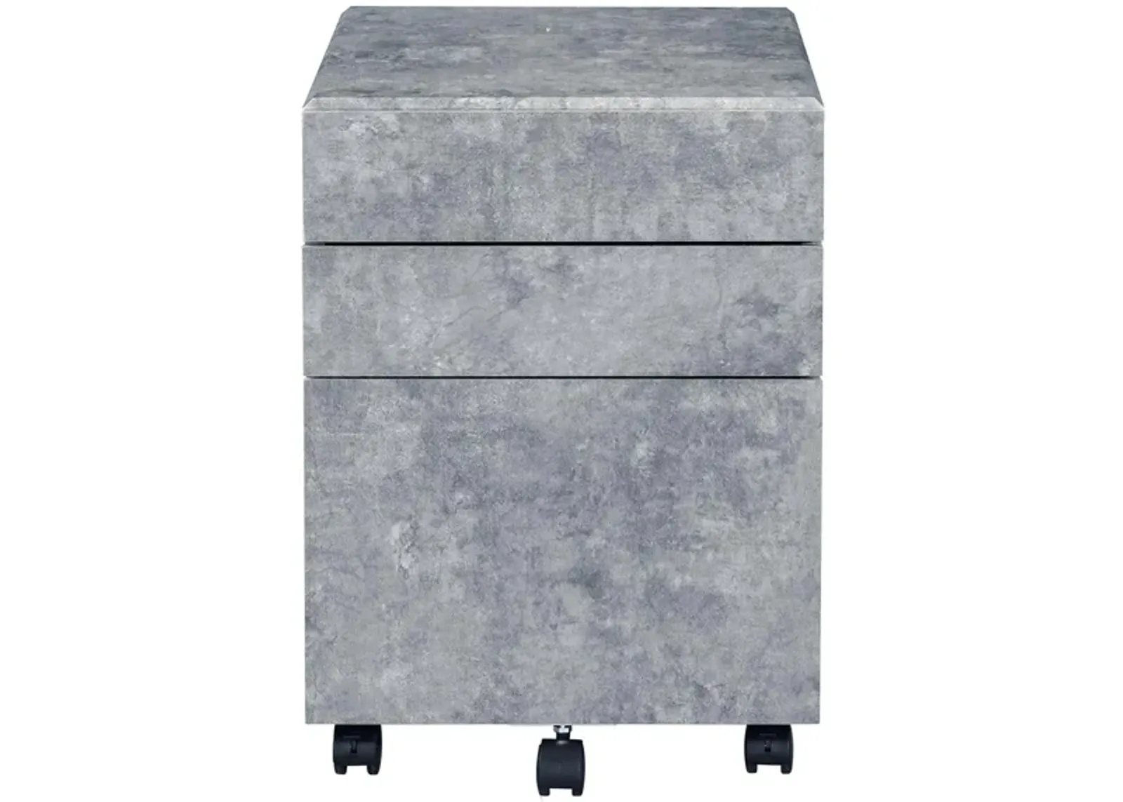 Jurgen File Cabinet in Faux Concrete by Acme Furniture Industry